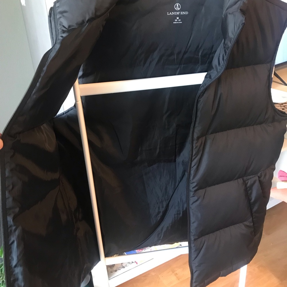 Lands End Down Filled Puffer Vest - image 4